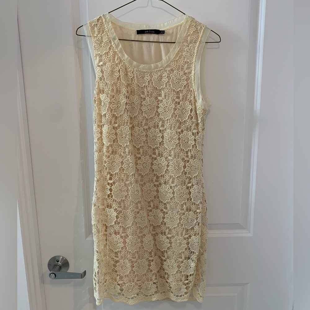 Ark & Co Off White Lace Dress